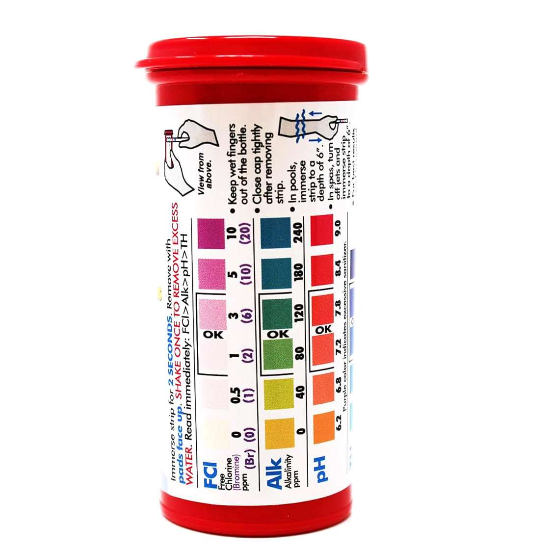 Test Strips for Bromine & Chlorine
