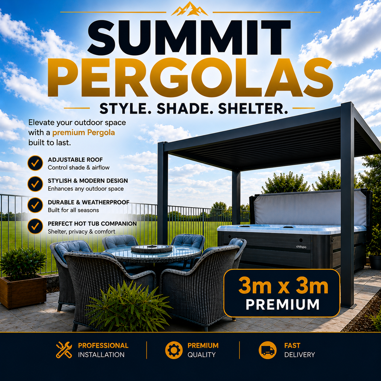 Summit Premium Pergola